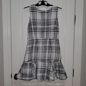 2 for 20$👈B. Darlin White and Black Plaid Dress